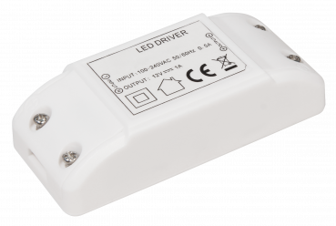 LED-Trafo McShine, elektronisch, 0,5-12W, 230V auf 12V, 95x45x27mm