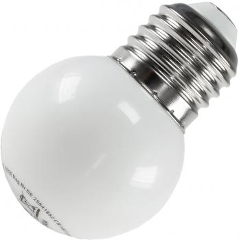 Preview: LED Tropfenlampe E27, 40mm Ø, warmweiß 9 SMD LEDs, 3000k, 30lm, 120°, 230V/0,4W