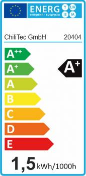 Preview: LED Tropfenlampe E27, 40mm Ø, warmweiß 9 SMD LEDs, 3000k, 30lm, 120°, 230V/0,4W