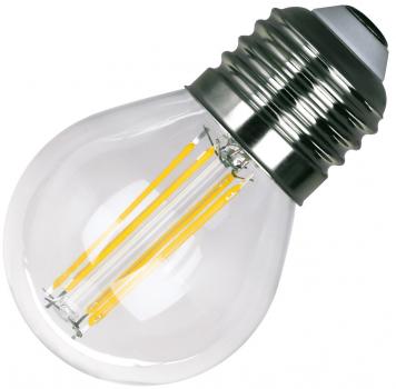 Preview: LED Tropfenlampe E27 "Filament T4" 3000k, 470lm, 230V/4W, warmweiß