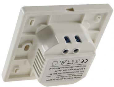 Preview: LED Wand-Einbauleuchte "EBL 86" 2,5W, 3000k, warmweiß, Rahmen cremeweiß