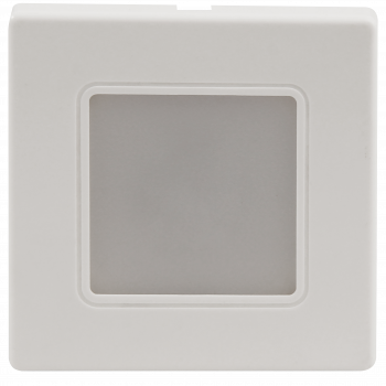 Preview: LED-Wand-Einbauleuchte McShine LWE-86W 2W, 100lm, warmweiß, weißer Rahmen