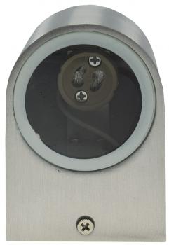 Preview: LED-Wandleuchte "CTW-1" für 1x GU10, IP44, Edelstahl poliert