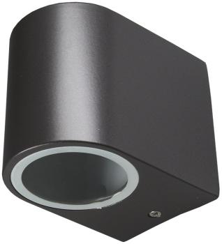 Preview: LED-Wandleuchte "CTW-1" für 1x GU10, IP44, Gehäuse schwarz