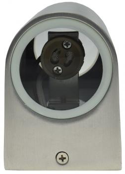 Preview: LED-Wandleuchte "CTW-2" für 2x GU10, IP44, Edelstahl poliert