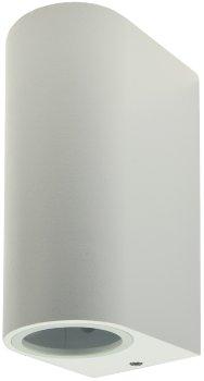 LED-Wandleuchte "CTW-2" für 2x GU10, IP44, Gehäuse weiß