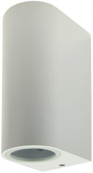 Preview: LED-Wandleuchte "CTW-2" für 2x GU10, IP44, Gehäuse weiß