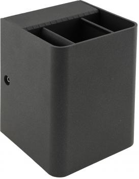 Preview: LED Wandleuchte "Fachada" IP54, 2x3W, 3000K, warmweiß