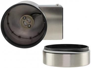 Preview: LED-Wandleuchte "JARDIM 1" für 1x GU10, IP44, Edelstahl poliert