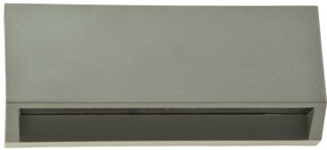 Preview: LED Wandleuchte "KWL-158", eckig IP65, 3W, 200Lm, Kunststoff, warmweiß