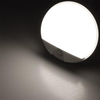 Preview: LED Wandleuchte "PAYAR" IP54, 4000K 15W, 1150lm, PIR-Bewegungsmelder