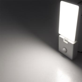 Preview: LED Wandleuchte "PORTAO" 4000K 15W, 1100lm, PIR-Bewegungsmelder, IP44