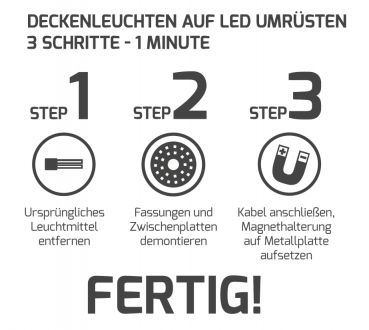 Preview: LED-Wechselmodul QUICK-FIXplus 10W 4000K