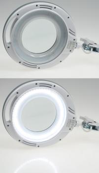 Preview: Lupenleuchte 3 Dioptrien "CT-LL60" 6W, 560lm, 6400K, Tischklemme