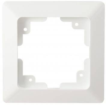 MILOS 1-fach Rahmen weiß matt