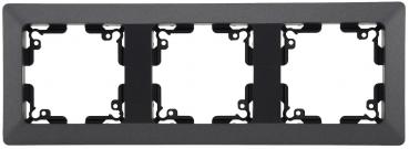 MILOS 3-fach Rahmen Anthrazit