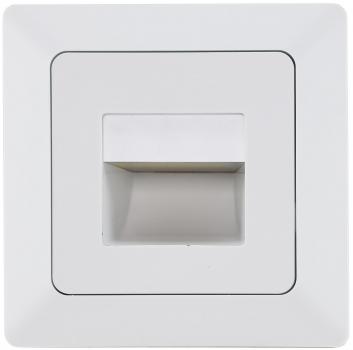 Preview: MILOS LED-Einbauleuchte "COB" weiß matt 80x80mm, 3000k, warmweiß, 110Lumen