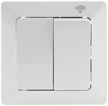 MILOS WiFi Schalter 2-fach Android + iOS- App,Alexa/Google tauglich