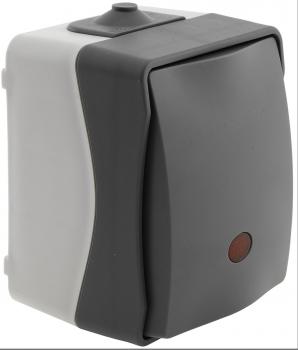 NUQUI Feuchtraum Kontrollschalter IP54, Aufputz, 250V / 10A