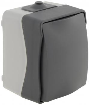 NUQUI Feuchtraum Wechsel-Schalter IP54, Aufputz, 250V / 10A