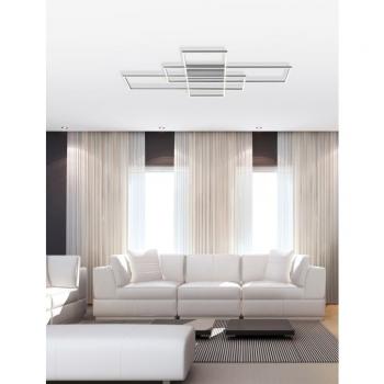 Preview: Paul Neuhaus LED-Deckenleuchte LB20 stahl 60 W 6600lm 2700-5000 K