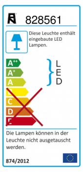 Paul Neuhaus LED- Stehleuchte geschwungen