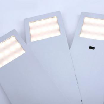 Preview: Paul Neuhaus LED-Unterbauleuchte 3er Set LB20 alu 2W 190lm 3000K