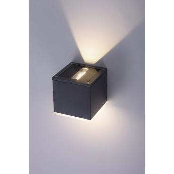 Preview: Paul Neuhaus LED-Wandleuchte LB20 anthrazit RGBW 10,8W 1080lm 3000K