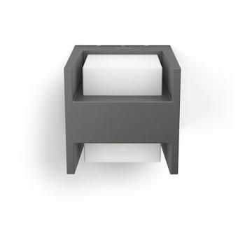 Preview: Philips Lighting myGarden Wandleuchte Arbour anthrazit 2x4,5W