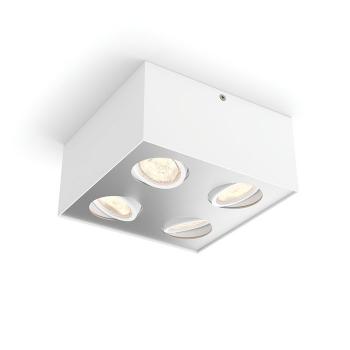 Preview: Philips myLiving Warm Glow LED Spot Box 4 flg. 4x4,5W weiß