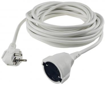 Preview: Schutzkontakt-Verlängerung, 10m, weiß H05VV-F3G 1,5mm² 16A/250V