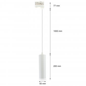 MADARA MINI RING GU10 3-Phasen-Strahler für austauschbare Leuchtmittel, weiß, 250V
