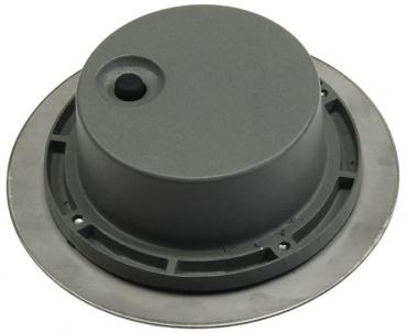 Preview: Solar LED Bodenstrahler "CTB-R", rund ØxH 10x4cm, IP44, Edelstahl-Front