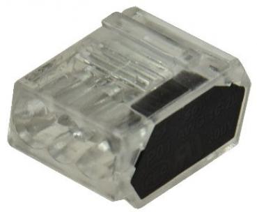 Steckbare Dosenklemmen, 50er Pack 1-polig, 3 Klemmstellen, 1-2,5mm²