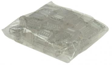 Preview: Steckbare Dosenklemmen, 50er Pack 1-polig, 5 Klemmstellen, 1-2,5mm²