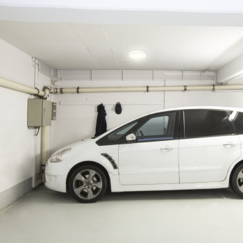 Preview: Technik Leuchte 8W Feuchtraumleuchte mit Bewegungssensor