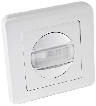 Unterputz PIR-Bewegungsmelder 160° Pro LED geeignet, 2-Draht Technik, weiß
