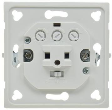 Preview: Unterputz PIR-Bewegungsmelder 180° LED geeignet, 2-Draht Technik, weiß