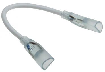 Preview: Verbinder für 230V LED Stripes, IP44 auch für 90° Montage geeignet