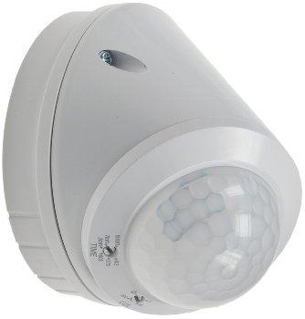 Wand- & Decken-Bewegungsmelder 360° LED geeignet, 8m Detektion, weiß