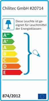 Preview: Wandleuchte "Eleganz" IP44 Bewegungsmelder, 8m Reichweite