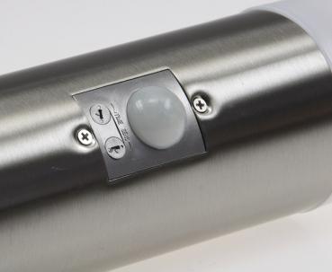 Preview: Wandleuchte "Fackel" IP44 Bewegungsmelder, 8m Reichweite