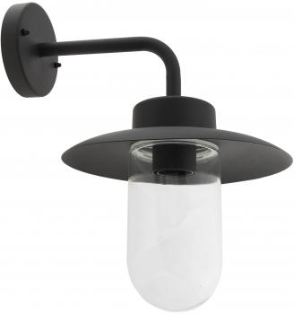 Preview: Wandleuchte "LEVADA-W" IP44, Anthrazit Alu + Glas, E27 Sockel, 230V