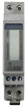 Preview: Wechselstromzähler für DIN Trägerschiene 1-phasig 5A, 161-300V, 1TE, digital LCD