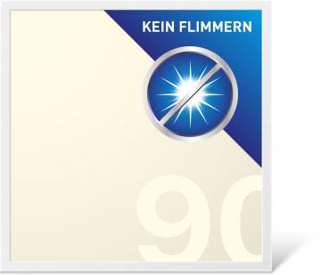 Preview: LECOM Flimmerfreies LED Panel 62 x 62 cm CRI >90 3.600 Lumen 40 Watt Lichtfarbe wählbar