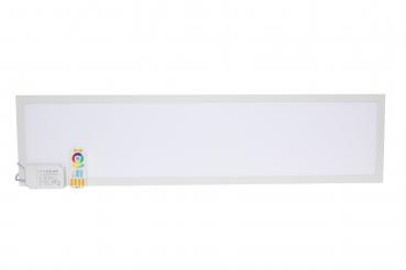 Preview: Dimmbares RGB + CCT Flimmerfreies LED Panel 120 x 30 cm CRI >80 3.200 Lumen 40 Watt