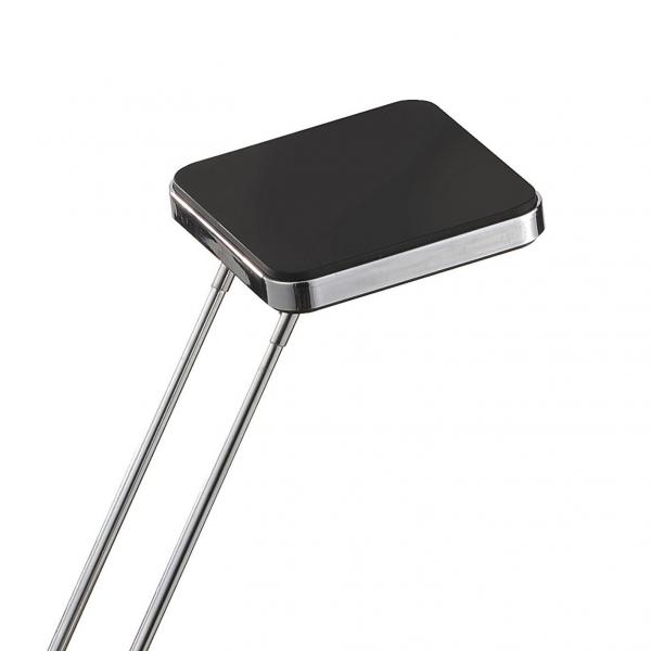 Tischleuchte silber/schwarz