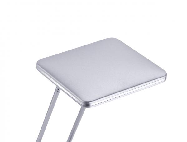 Tischleuchte silber/schwarz