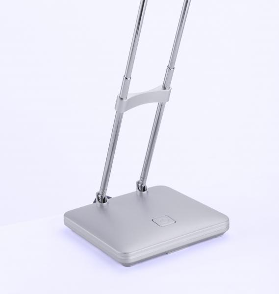Tischleuchte silber/schwarz
