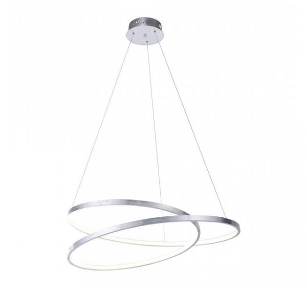 Paul Neuhaus LED- Pendelleuchte Geometrisch Silber